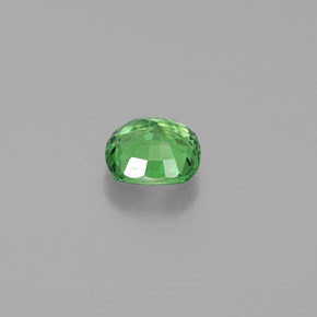 Granada tsavorita verde natural 0,48ct, almofada cortada, VVS-VS