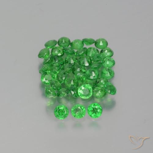 2.84ctw Natural Verde claro Granada Tsavorita, Redondo, VS-SI, Photo A