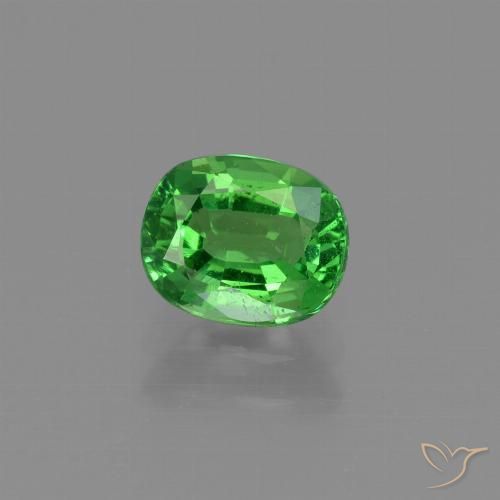 Granada tsavorita verde natural 1,08ct, corte oval, VS