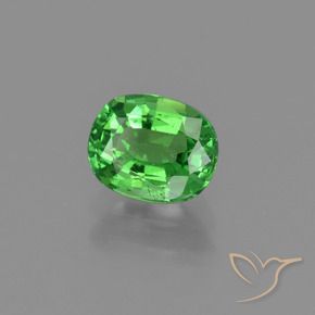 Granada tsavorita verde natural 1,08ct, corte oval, VS
