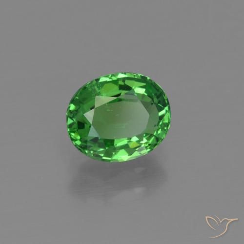 Granada Tsavorita Verde claro Natural 1.21ct, oval, VS