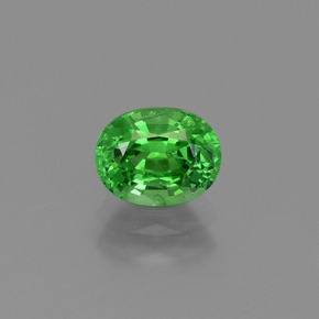 Granada Tsavorita verde elétrico Natural 1.01ct, Corte Oval, VS