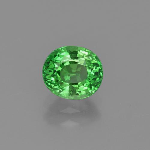 Granada tsavorita verde natural 1,16ct, corte oval, VS-SI