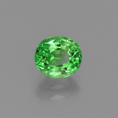 Granada tsavorita verde natural 1,16ct, corte oval, VS-SI