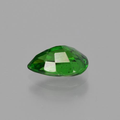 Granada tsavorita verde natural 1,10ct, formato de pêra, VS