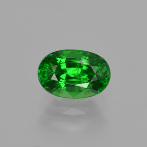 Granada tsavorita verde natural 1,15ct, corte oval, VS