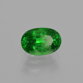 Granada tsavorita verde natural 1,15ct, corte oval, VS