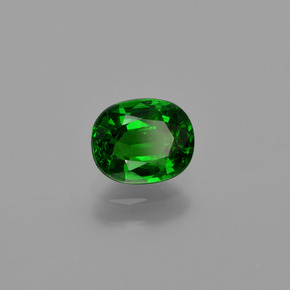 Granada tsavorita verde natural 1,01ct, corte oval, VS