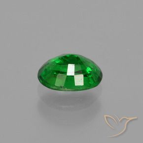 Granada Tsavorita Verde médio Natural 0.75ct, oval, SI
