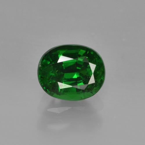 Granada Tsavorita Verde escuro Natural 0,96ct, Corte Oval, VS