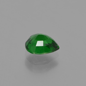 Granada tsavorita verde natural 0,88ct, formato de pêra, VS-SI