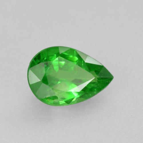Granada Tsavorita Verde claro Natural 0.46ct, Formato de pêra, VS