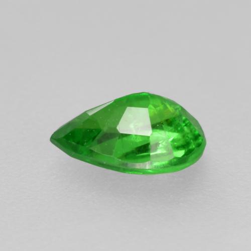 Granada Tsavorita Verde claro Natural 0.46ct, Formato de pêra, VS