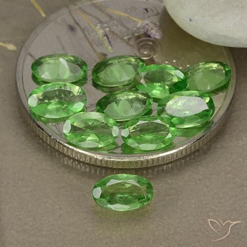 2.27ctw Natural Floresta Verde Brilhante Granada Tsavorita, oval, VS