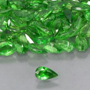 Granada Tsavorita Verde claro Natural 0.20ct, Formato de pêra, VS