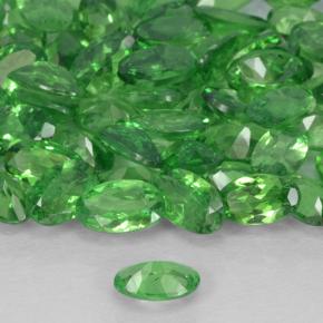 Granada Tsavorita verde elétrico Natural 0.23ct, oval, VS