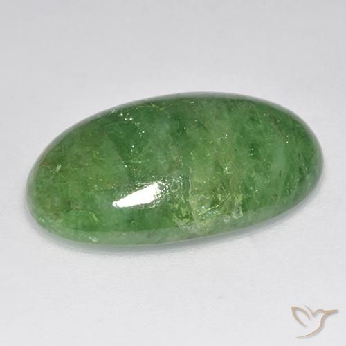 Granada Tsavorita Verde médio Natural 10.96ct, oval, Translúcido