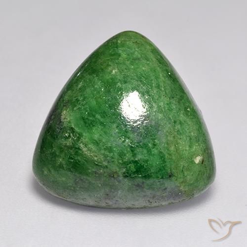 Granada tsavorita de 22,65 ct trilhões, 19 x 18,8 mm da Tanzânia, Photo A