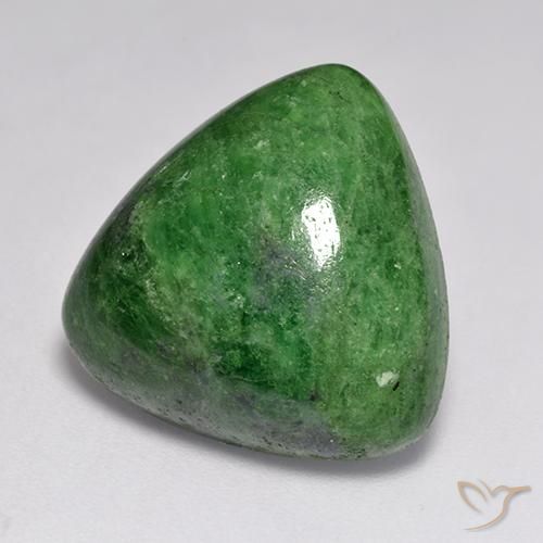 Granada Tsavorita Verde floresta Natural 22.65ct, Trilhão, Opaco