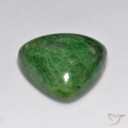 Granada Tsavorita Verde floresta Natural 22.65ct, Trilhão, Opaco