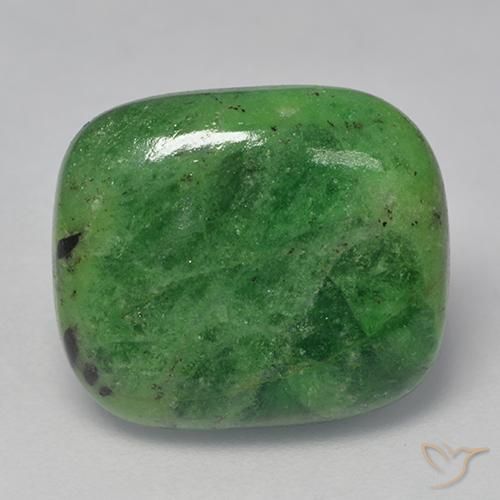 Granada Tsavorita Verde cromado Natural 8.75ct, Almofada, Translúcido