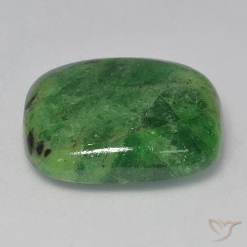 Granada Tsavorita Verde cromado Natural 8.75ct, Almofada, Translúcido