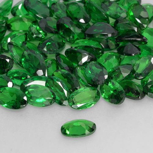 Granada Tsavorita Verde médio Natural 0.23ct, oval, VS