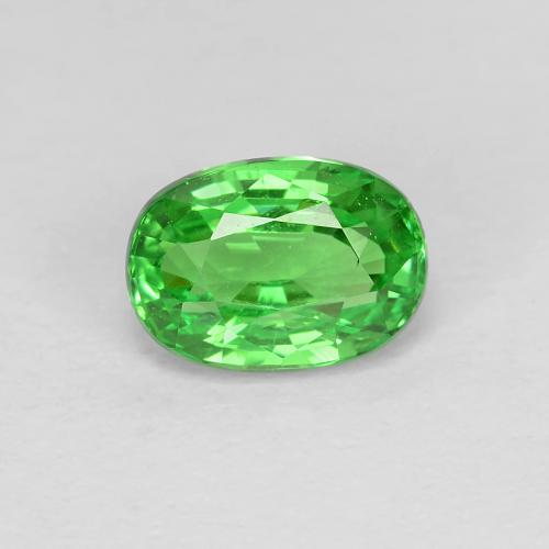 Granada tsavorita verde natural 1,15ct, corte oval, VS