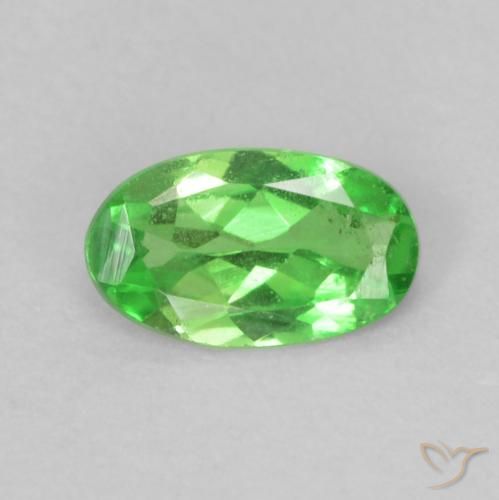 0.22ct Natural Verde claro Granada Tsavorita, oval, VS