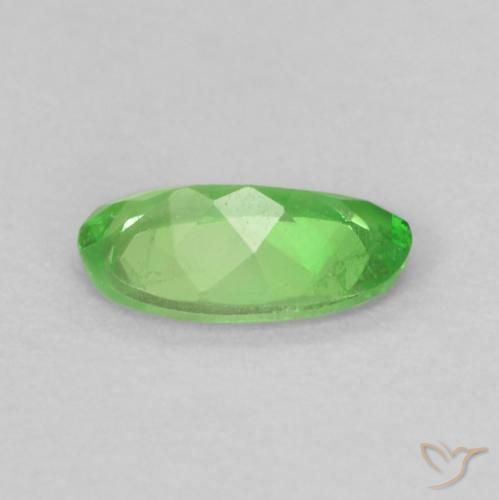 Granada Tsavorita Verde claro Natural 0.22ct, oval, VS
