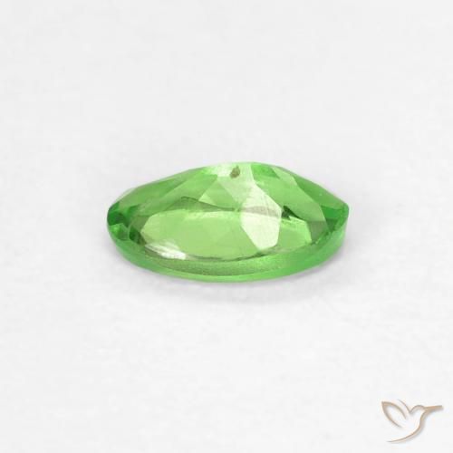 Granada tsavorita verde natural 0,28ct, corte oval, VVS