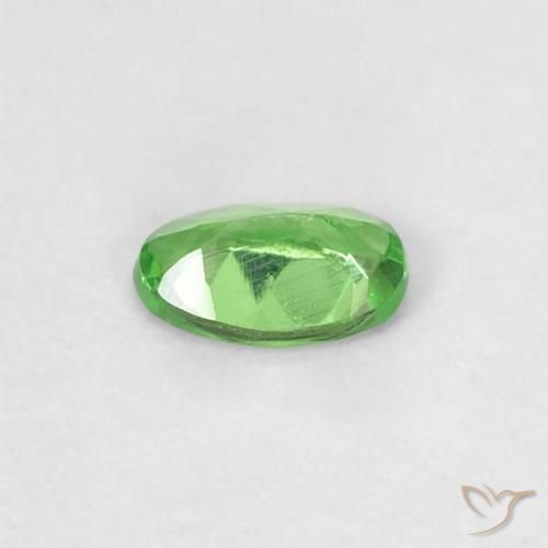 Granada Tsavorita Verde claro Natural 0.21ct, oval, VVS