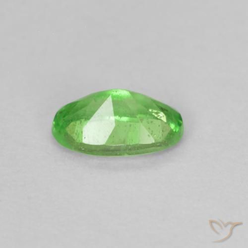 Granada tsavorita verde natural 0,28ct, corte oval, VS