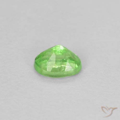 Granada Tsavorita verde vivo Natural 0.18ct, oval, VS