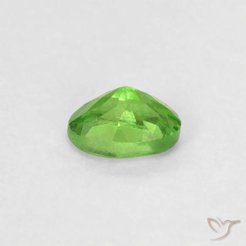 Granada Tsavorita verde vivo Natural 0.24ct, oval, VS