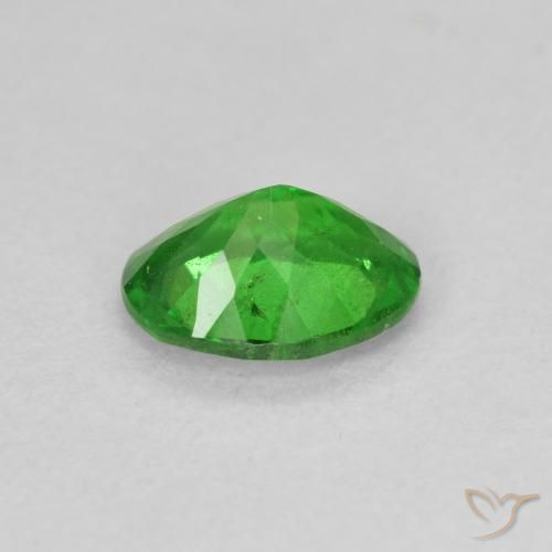 Granada Tsavorita verde elétrico Natural 1.10ct, oval, VS-SI