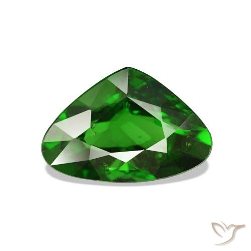Granada Tsavorita Verde escuro Natural 2.04ct, Formato de coração, VS
