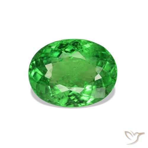 1.69ct Verde claro Granada Tsavorita, oval, VS