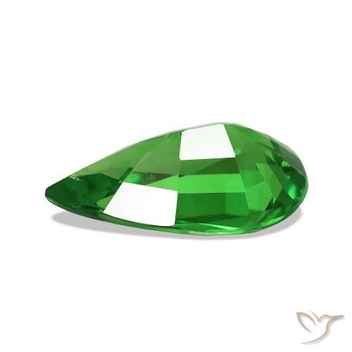 Granada Tsavorita Verde claro Natural 1.83ct, Formato de pêra, VS