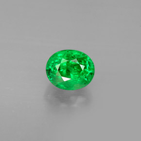 Granada tsavorita verde natural 1,04ct, corte oval, VS-SI