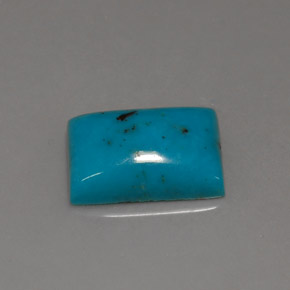 Turquesa Azul Natural 3.35ct, baguete, Opaco