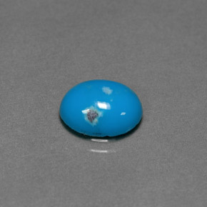 Turquesa azul natural 1,94ct, corte oval, opaco