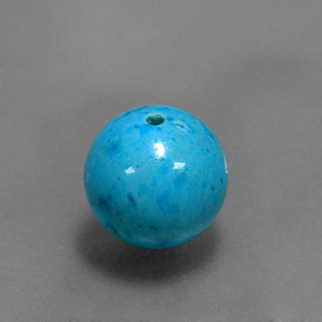 Turquesa Azul Natural 7.72ct, Esfera / Bola, Opaco