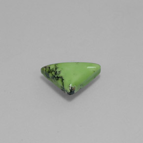 Turquesa verde natural 1,07ct, trillion, opaco