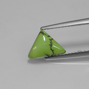 Turquesa Amarelo verde Natural 1.07ct, Trilhão, Opaco