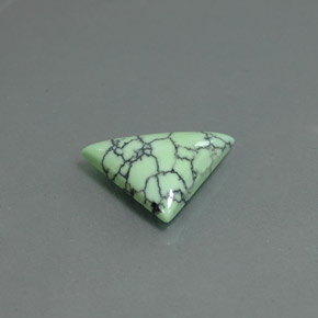 Turquesa Amarelo verde Natural 2.71ct, Trilhão, Opaco