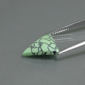 Turquesa Amarelo verde Natural 2.71ct, Trilhão, Opaco