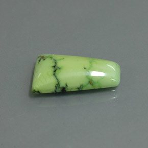 Turquesa verde natural 4,52ct, forma extravagante, opaco