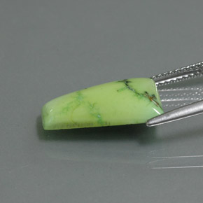 Turquesa verde natural 4,52ct, forma extravagante, opaco