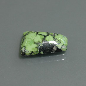 Turquesa Amarelo verde Natural 3.45ct, Forma extravagante, Opaco